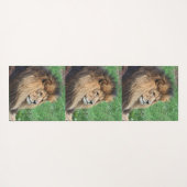 ライオン001 ヨガマット (裏面(横))