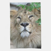 ライオン002 キッチンタオル (縦)