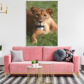 ライオン10 キャンバスプリント (インサイチュ (リビング))