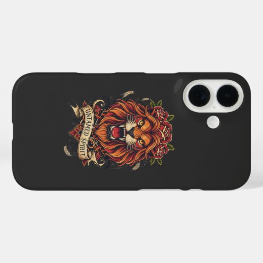 ライオン1 Case-Mate iPhoneケース (裏面 (横))