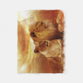 ライオン1A フリースブランケット (正面)