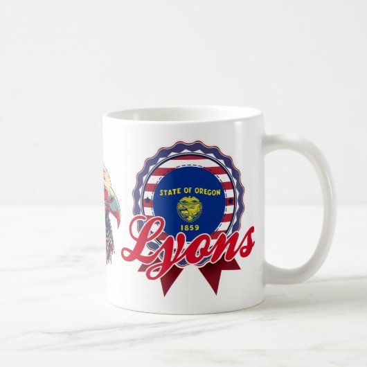 ライオン、または コーヒーマグカップ (右)