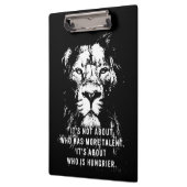 ライオン – やる気を起こさせる言葉 – 感動的 クリップボード (左)