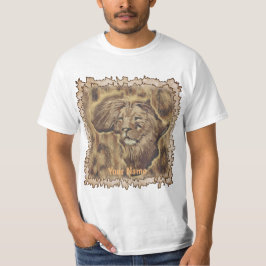 ライオン アフリカ Tシャツ
