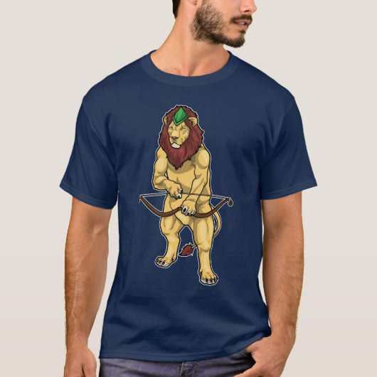 ライオン アーチャー ボウ Tシャツ (正面)