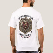 ライオン・ウィズイン・ウォリアーTシャツ - 獣を解き放て Tシャツ (裏面)