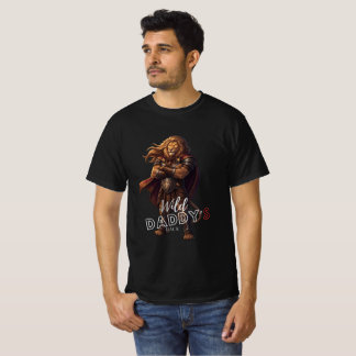 ライオン・ウォリアー・ワイルド・ダディ・サファリ・アドベンチャー メンズTシャツ Tシャツ