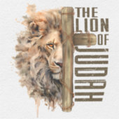 ライオン・オブ・ユダ・ビニール シール (正面)