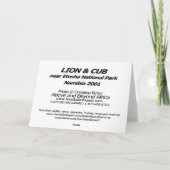 ライオン&カード カード (裏面)