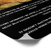 ライオン&ガゼルアフリカ引用文ポスター ポスター (角)