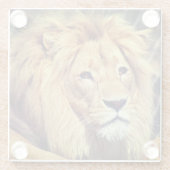 ライオン ガラスコースター (裏面)