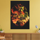 ライオン キャンバスプリント (インサイチュ (リビング))