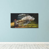 ライオン キャンバスプリント (インサイチュ (ウッドフロア))