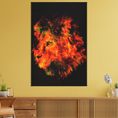 ライオン キャンバスプリント (インサイチュ (リビング))