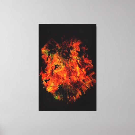 ライオン キャンバスプリント (正面)