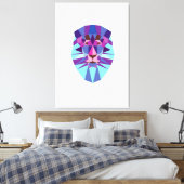 ライオン キャンバスプリント (インサイチュ (寝室))