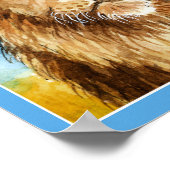 ライオン、キリン、アフリカの動物ポスター ポスター (角)