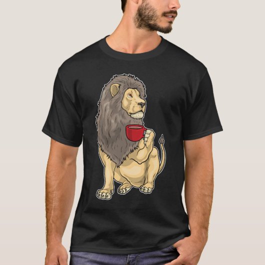 ライオン コーヒーマグ Tシャツ (正面)