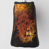 ライオン ゴルフヘッドカバー (回転90)