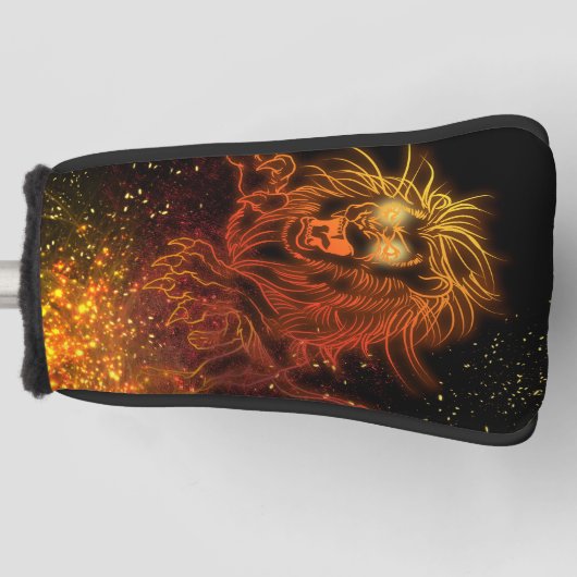 ライオン ゴルフヘッドカバー (正面)