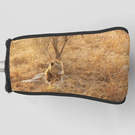 ライオン ゴルフヘッドカバー (正面)