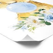 ライオン、サファリ、ブルーバブルガム、ボーイ子供部屋 フォトプリント            (角)