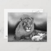 ライオン&ザラム ポストカード (正面/裏面)