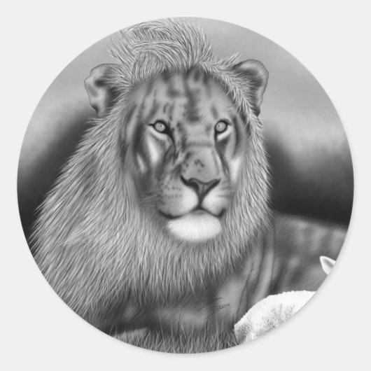 ライオン&ザラム ラウンドシール (正面)