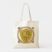 ライオン シールド 家紋 姓 tote bag トートバッグ (裏面)