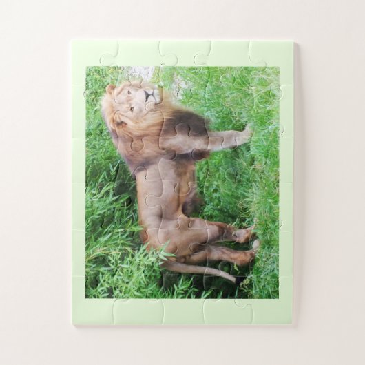 ライオン ジグソーパズル (縦)