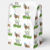 ライオン・ジャングル動物の誕生日パーティー フェイバーボックス (オープン)