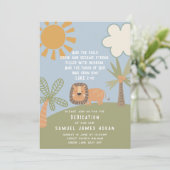 ライオン&ジャングル聖なる書物、 経典ベビー献身 招待状 (スタンド正面)