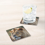 ライオン スクエアペーパーコースター (インサイチュ)