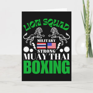 ライオン・スクワッド・タイ キックボクシング ムエタイ MMA トレーニング カード