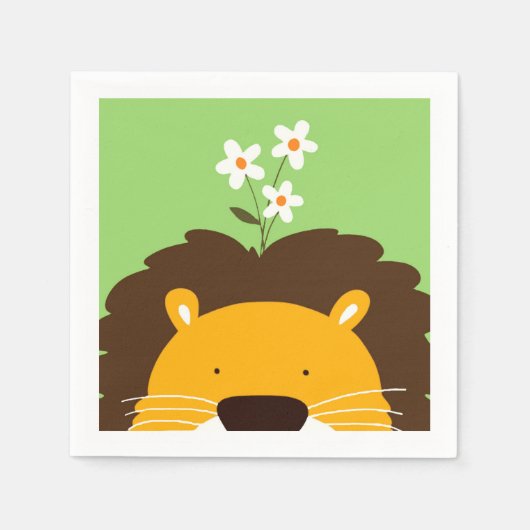 ライオン スタンダードカクテルナプキン (正面)