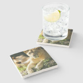 ライオン ストーンコースター (横)