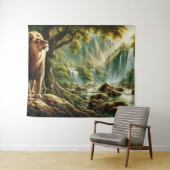 ライオン タペストリー (インサイチュ(横))