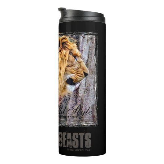 ライオン タンブラー (回転右)