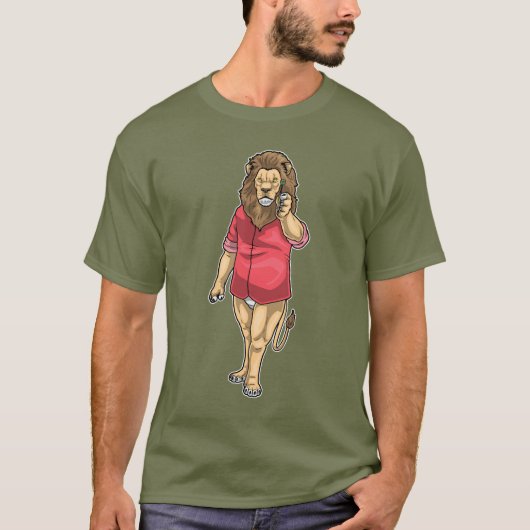ライオン ダーツ Tシャツ (正面)