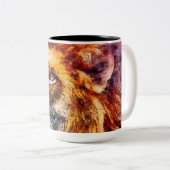 ライオン ツートーンマグカップ (正面右)