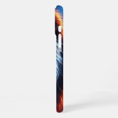 ライオン デザイン フォンケース iPhoneケース (左側面)