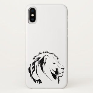 ライオン トライバル 001 iPhone X ケース