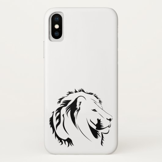 ライオン トライバル 001 Case-Mate iPhoneケース (裏面)