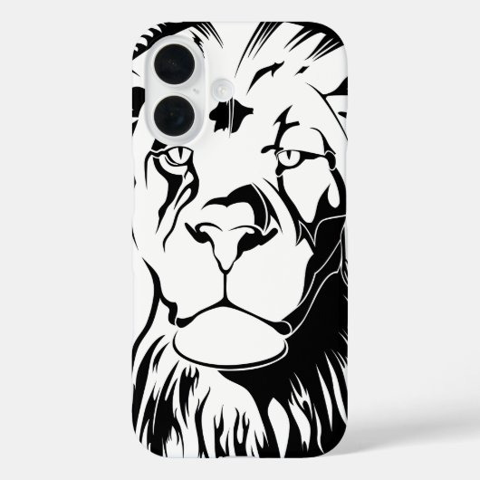 ライオン トライバル 002 Case-Mate iPhoneケース (裏面)
