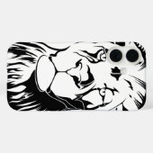 ライオン トライバル 002 Case-Mate iPhoneケース (裏面 (横))
