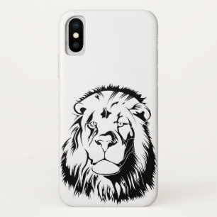 ライオン トライバル 002 iPhone X ケース