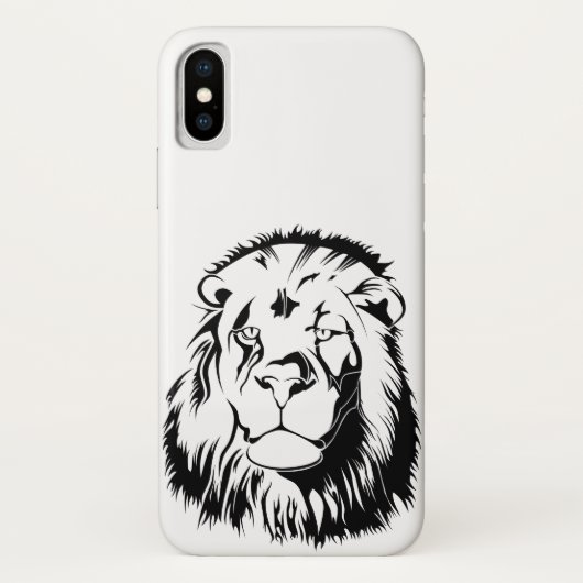 ライオン トライバル 002 Case-Mate iPhoneケース (裏面)