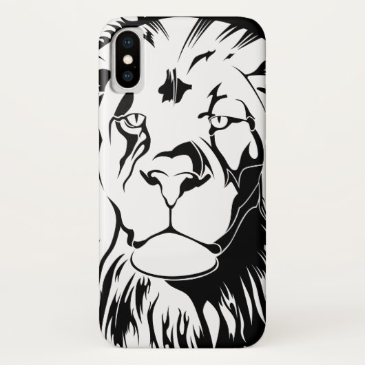 ライオン トライバル 002 Case-Mate iPhoneケース (裏面)