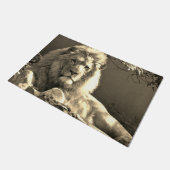 ライオン ドアマット (アングル)