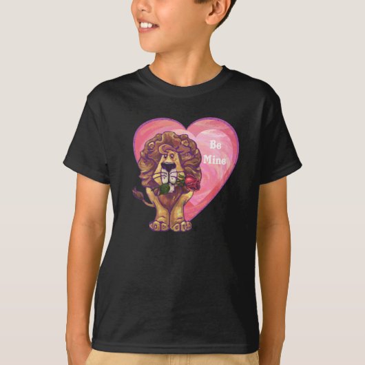 ライオン バレンタインデー Tシャツ (正面)
